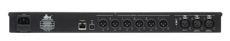 dbx DriveRack VENU360 Rear lightbox