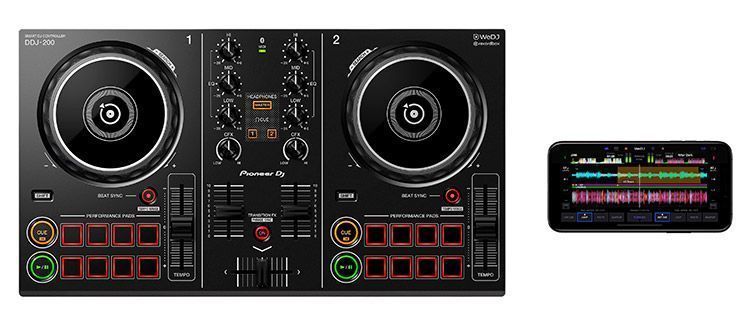ddj 200 top iphone HI