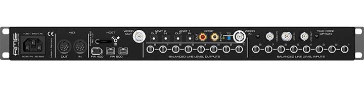 Fireface800 back
